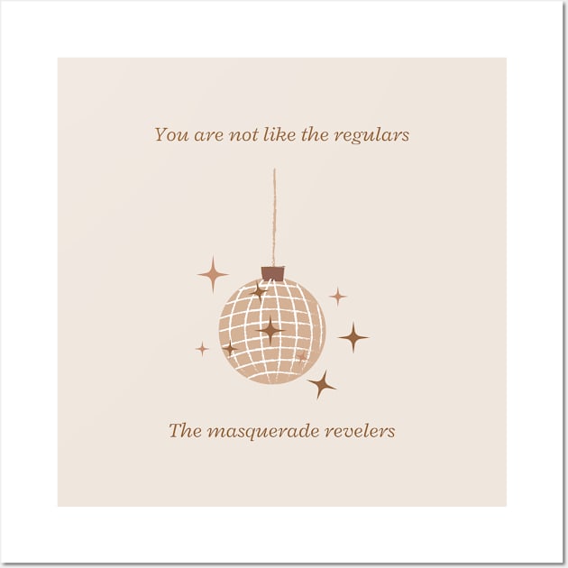 mirrorball quote Wall Art by kennaplate